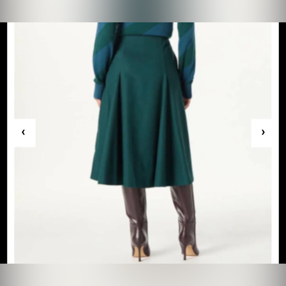 The Drop Women’s Rain Forest Full Flounce midi Skirt / Large / NWT - Picture 2 of 2